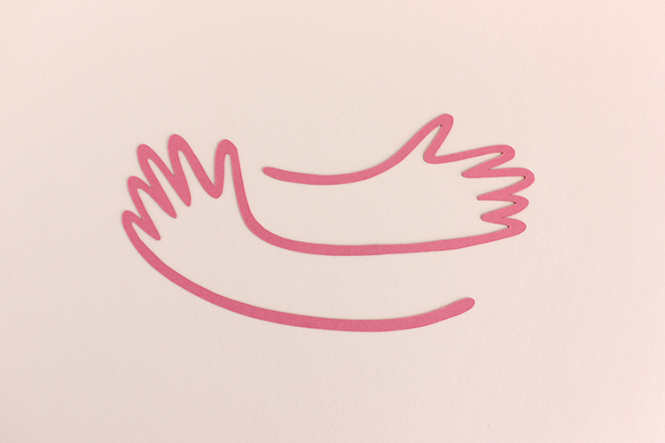 Even the longest journey starts with a single step - paper-cut illustration by Marie Maerz